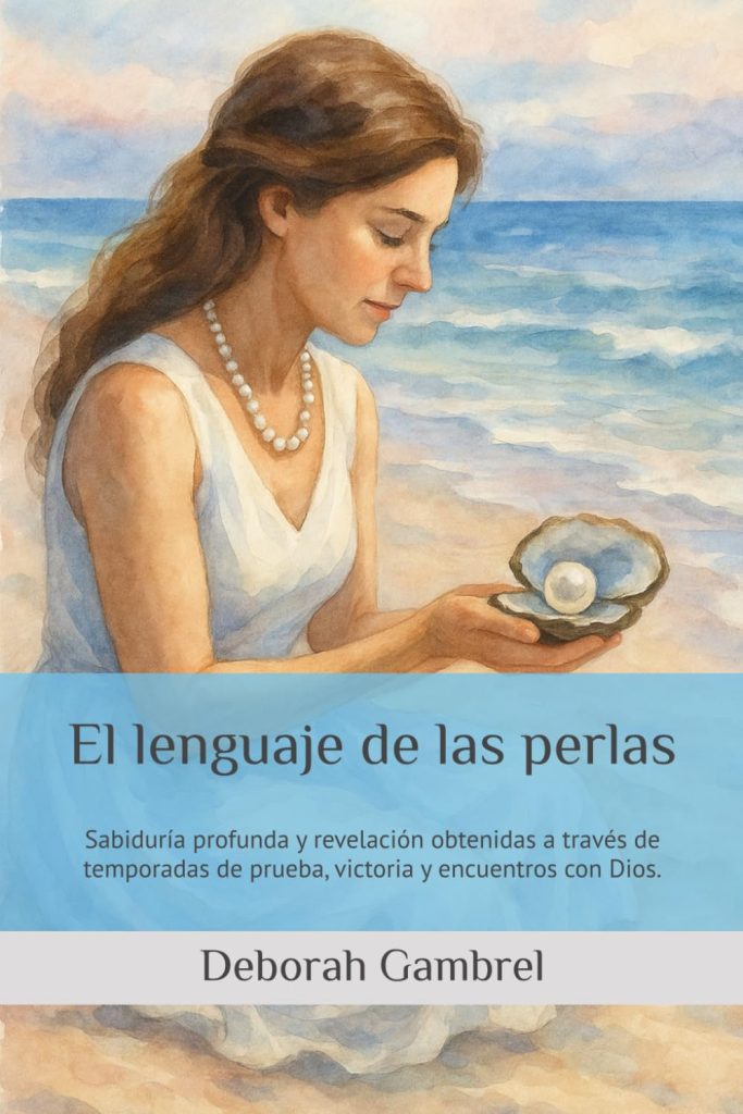 La portada de El lenguaje de las perlas, un devocional en español para mujeres cristianas