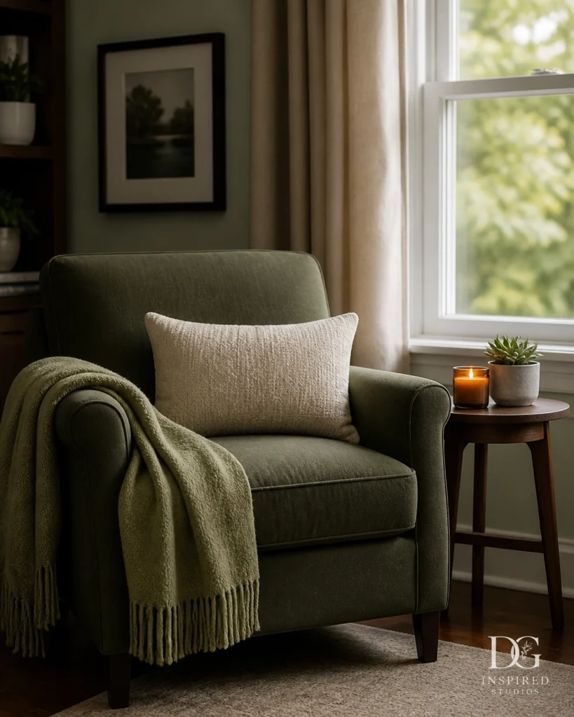 A cozy interior space representing preparation and the peace of God's presence.