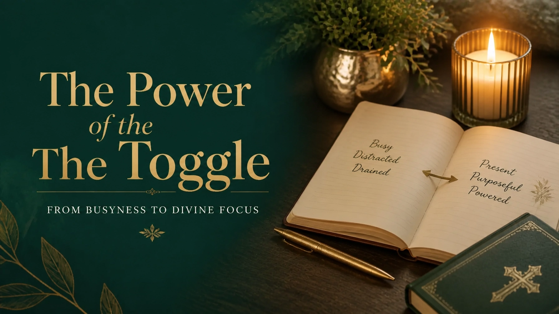 The Power of the Toggle: How to Protect Your Presence, Purpose, and Peace